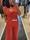 Chaleco tencel rojo Lola Casademunt - Imagen 1
