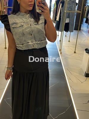 Chaleco vaquero con volante Koralline - Imagen 2