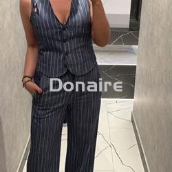 Chaleco vaquero raya diplomática PHARD - Imagen 1