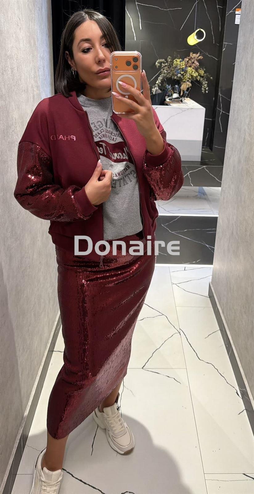 Chaqueta algodón mangas lentejulas Phard - Imagen 2