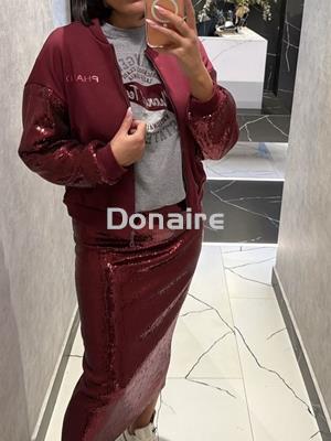 Chaqueta algodón mangas lentejulas Phard - Imagen 2