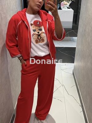 Chaqueta corta tipo bomber roja PHARD - Imagen 1