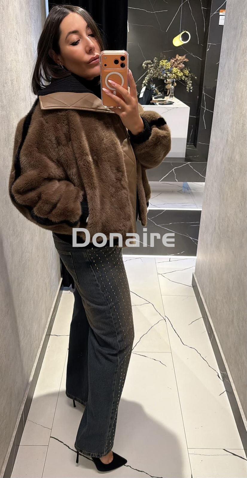 Chaqueta de pelo tipo bomber Lola Casademunt - Imagen 3