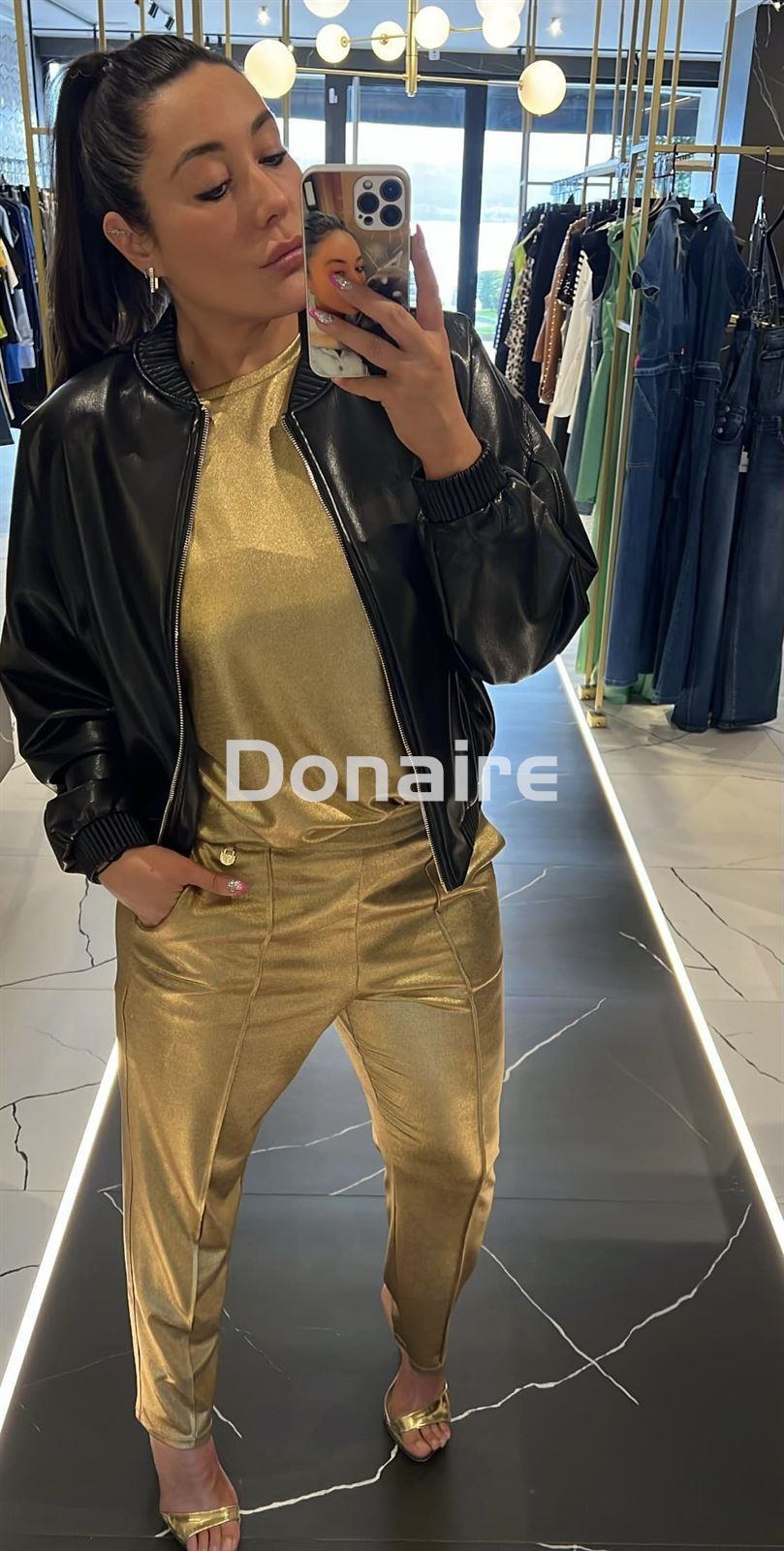 Chaqueta efecto piel estilo bomber Lola Casademunt - Imagen 4