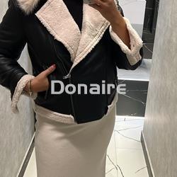 Chaqueta estilo aviador efecto piel vuelta NKN - Imagen 2