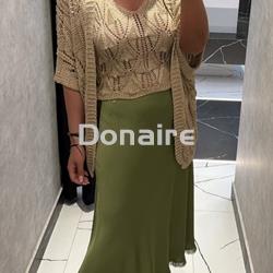 Chaqueta estilo kimono punto de lurex Goa Goa - Imagen 1