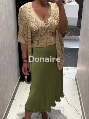 Chaqueta estilo kimono punto de lurex Goa Goa - Imagen 1