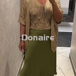 Chaqueta estilo kimono punto de lurex Goa Goa - Imagen 2