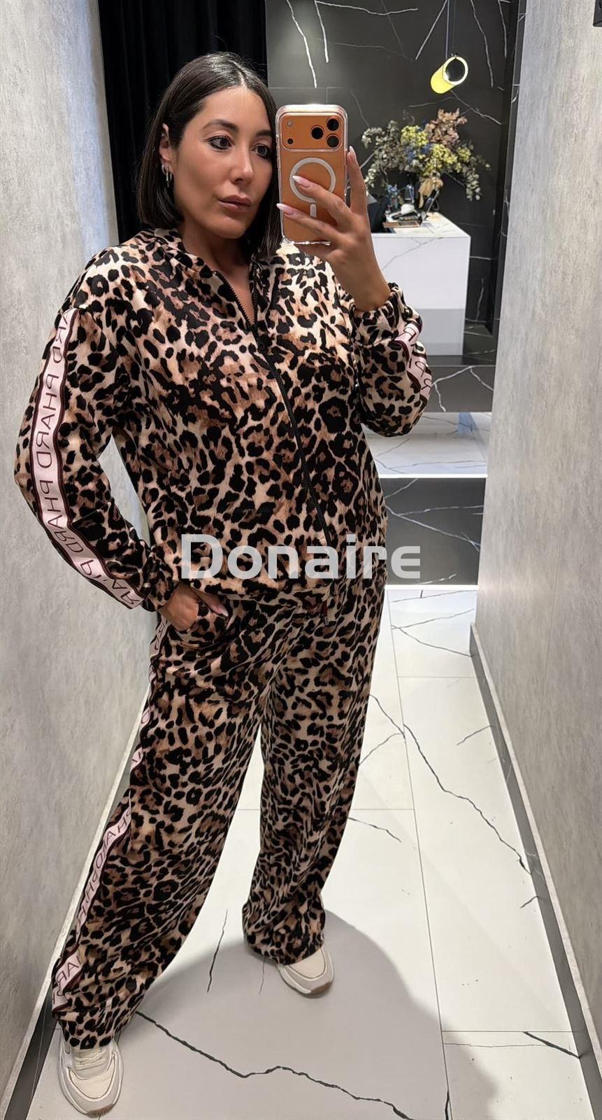 Chaqueta terciopelo animal print Phard - Imagen 1