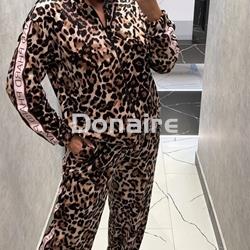 Chaqueta terciopelo animal print Phard - Imagen 1