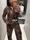 Chaqueta terciopelo animal print Phard - Imagen 2