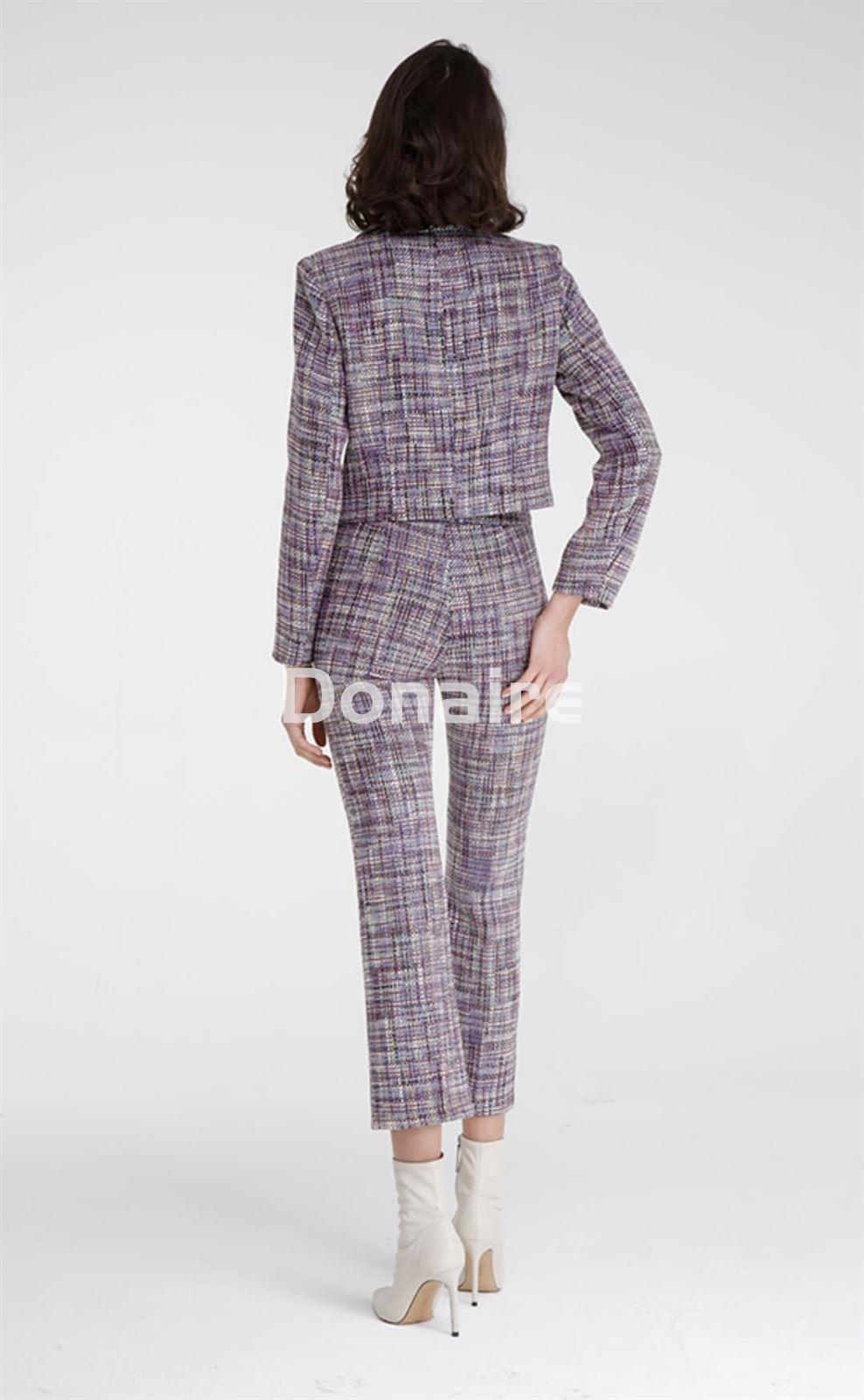 Chaqueta tweed multicolor corta Goa Goa - Imagen 8