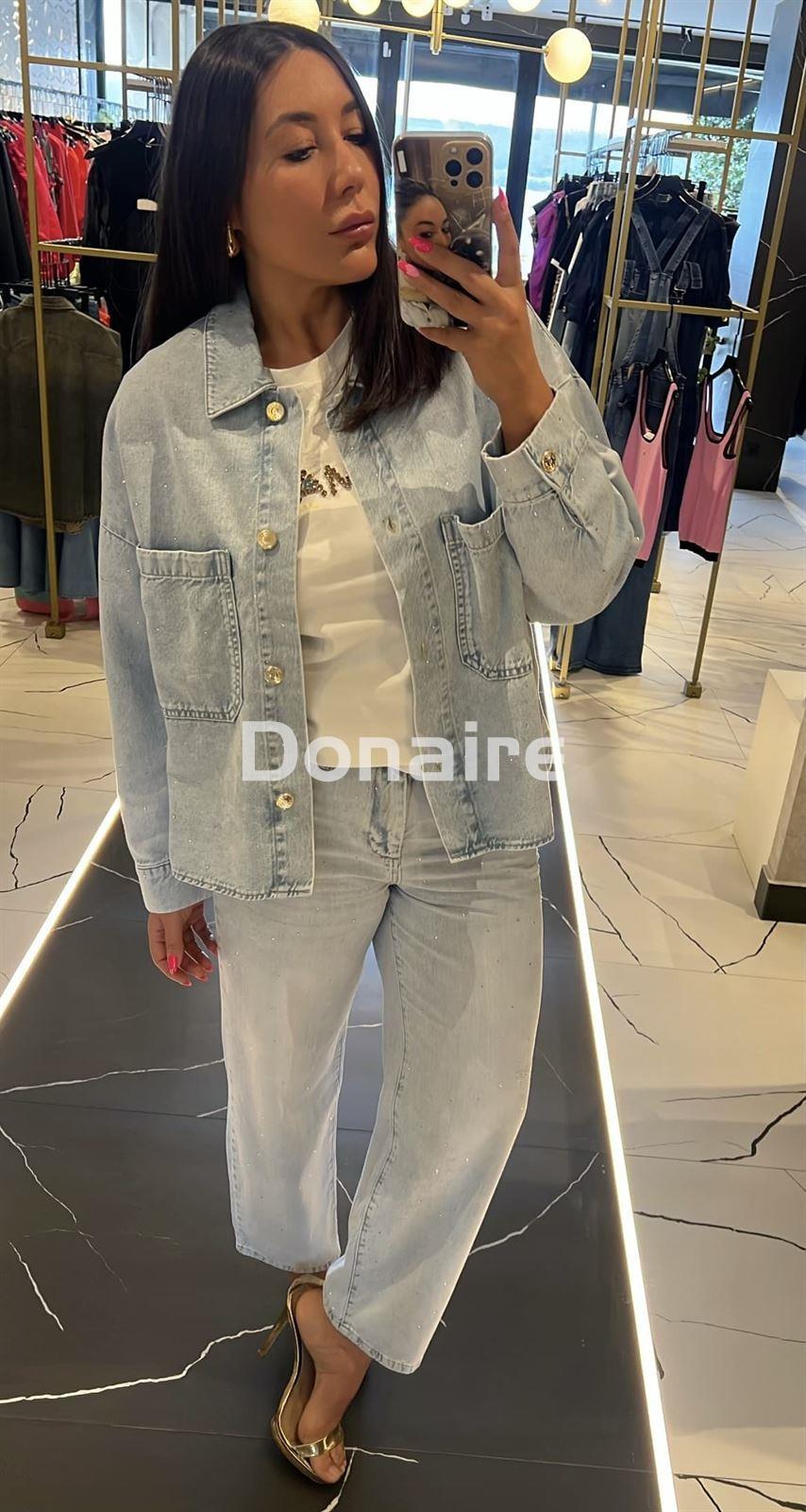 Chaqueta vaquera con strass Maite - Imagen 4