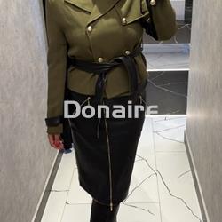 Chaqueta verde estilo militar Koralline - Imagen 2