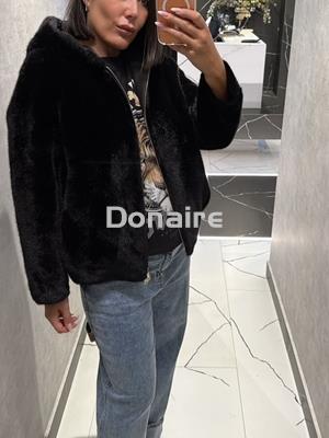 Chaquetón capucha pelo Dixie - Imagen 2