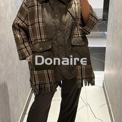 Chaquetón cuadros tipo capa BSB - Imagen 1