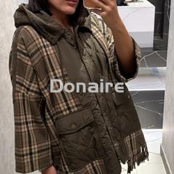 Chaquetón cuadros tipo capa BSB - Imagen 2