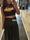 Crop top negro arandelas doradas Koralline - Imagen 2