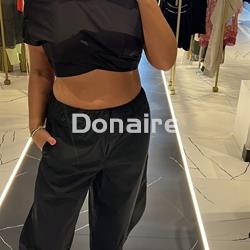 Crop top negro Dixie - Imagen 1