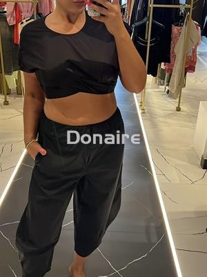 Crop top negro Dixie - Imagen 1