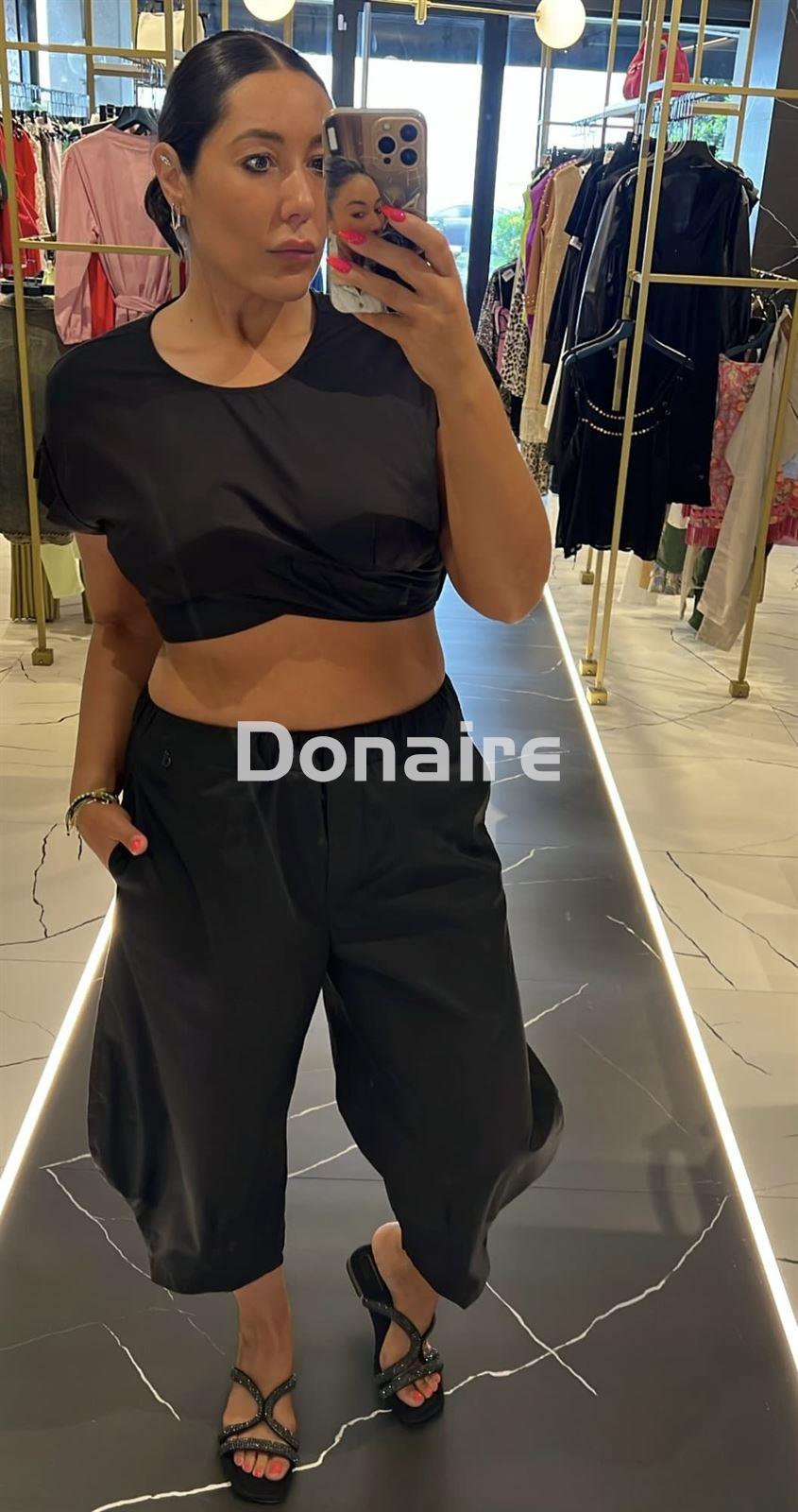 Crop top negro Dixie - Imagen 2