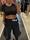 Crop top negro Dixie - Imagen 2