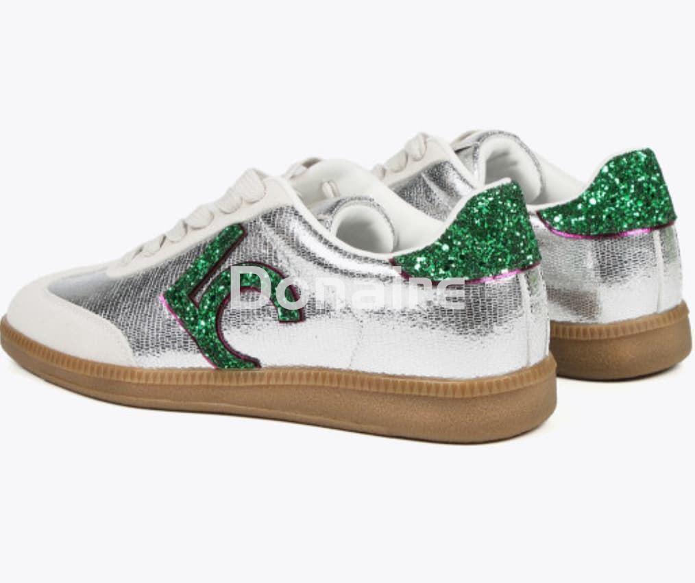 Deportivas metalizadas LC glitter Lola Casademunt - Imagen 3