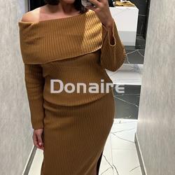 Falda de punto de canalé L’CECCI - Imagen 1