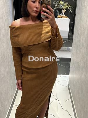 Falda de punto de canalé L’CECCI - Imagen 1