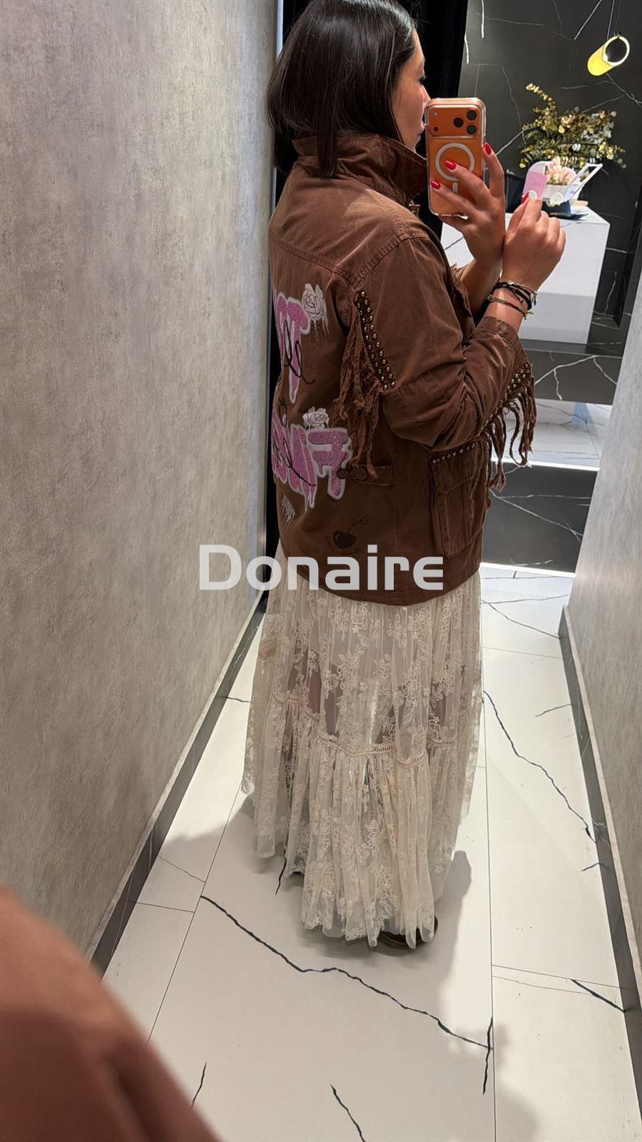 Falda larga encaje BSB - Imagen 3