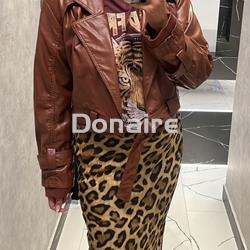Falda lencera animal print Open - Imagen 1