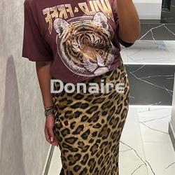 Falda lencera animal print Open - Imagen 2
