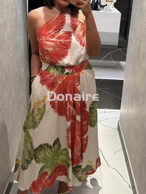 Falda midi vuelo Hibiscus Lez a Lez - Imagen 2