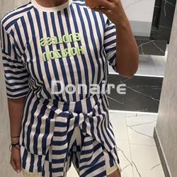 Falda pantalón corto rayas Open - Imagen 2