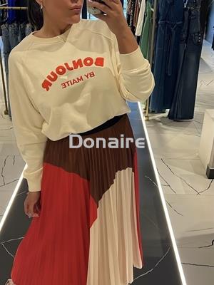 Falda plisada tricolor Maite - Imagen 1