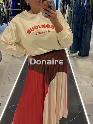 Falda plisada tricolor Maite - Imagen 2