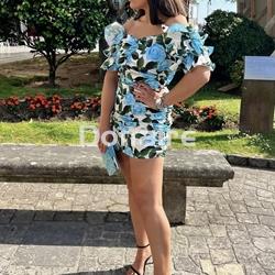 Falda print floral ODI - Imagen 1