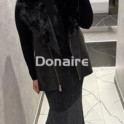 Falda punto de lurex negro y plata Lez a Lez - Imagen 1