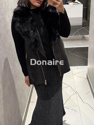 Falda punto de lurex negro y plata Lez a Lez - Imagen 1