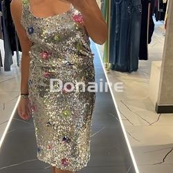 Falda tubo lentejuelas Dixie - Imagen 1