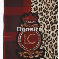 Foulard combinado animal print y tartán Lola Casademunt - Imagen 2