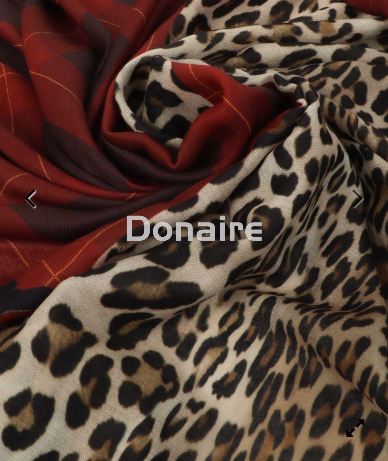 Foulard combinado animal print y tartán Lola Casademunt - Imagen 6