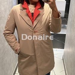 Gabardina beige-naranja acolchada 2 en 1 WNT - Imagen 1