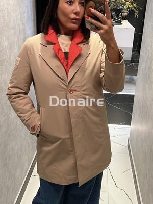 Gabardina beige-naranja acolchada 2 en 1 WNT - Imagen 1