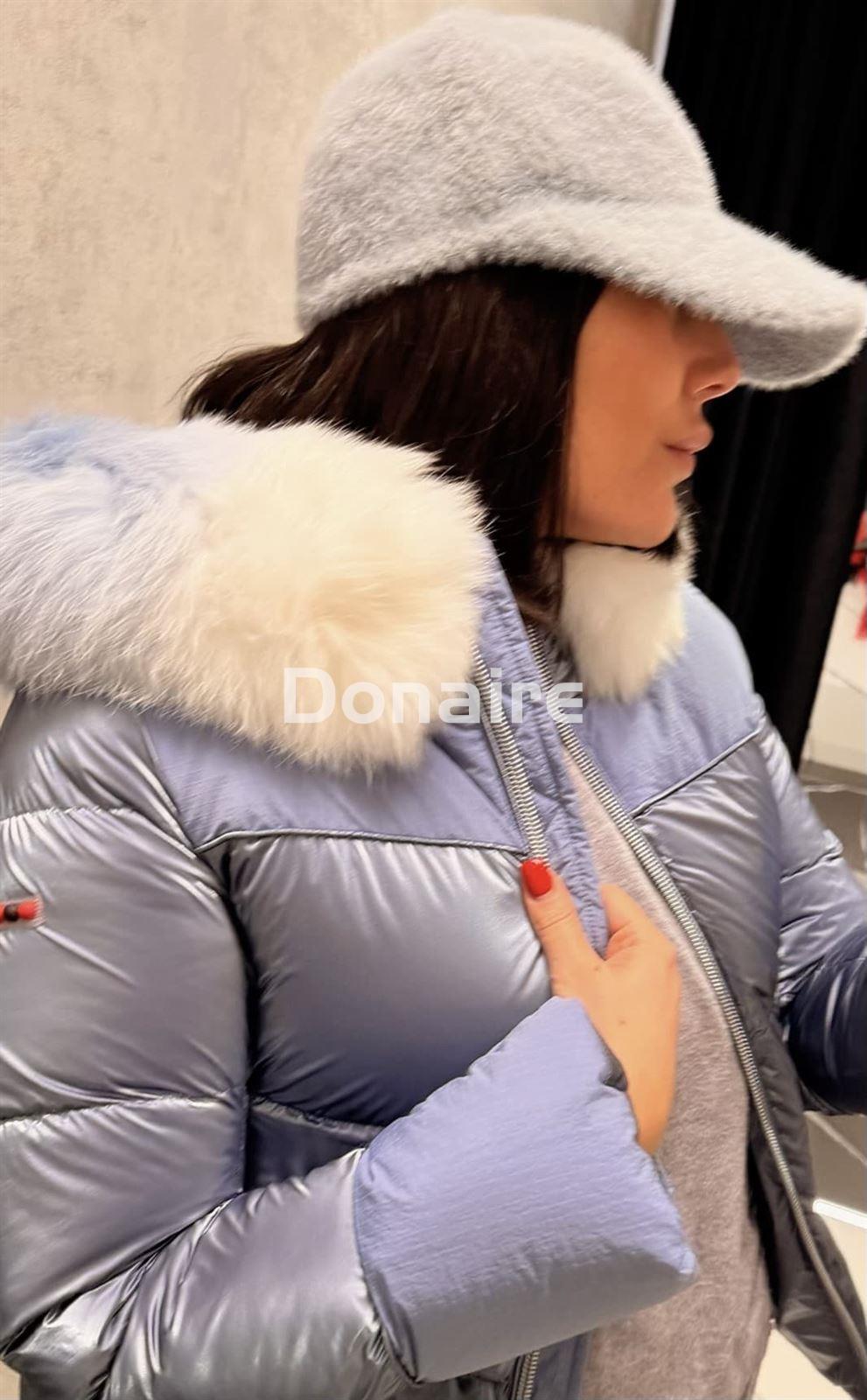 Gorra gris punto efecto pelo BSB - Imagen 2