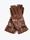 Guantes efecto piel marrón Lola Casademunt - Imagen 2