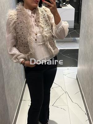 Jeans bootcut botones orientales NKN - Imagen 1