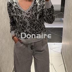 Jersey aninal print gris Koralline - Imagen 2