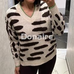 Jersey beige manchas marrones WNT - Imagen 1