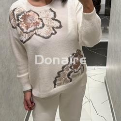 Jersey crudo flores fantasía NKN - Imagen 1